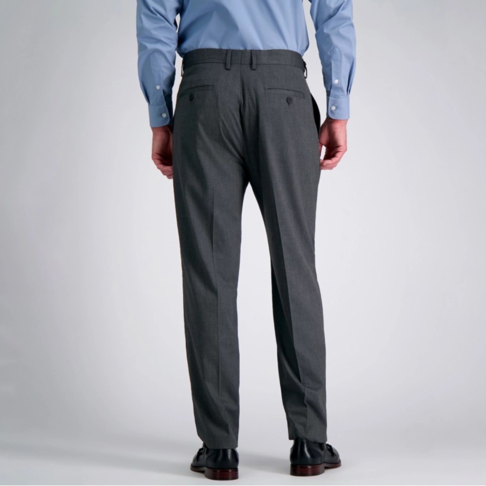 J. M. HAGGAR Men's Gray Dress Pants - Picture 2 of 5